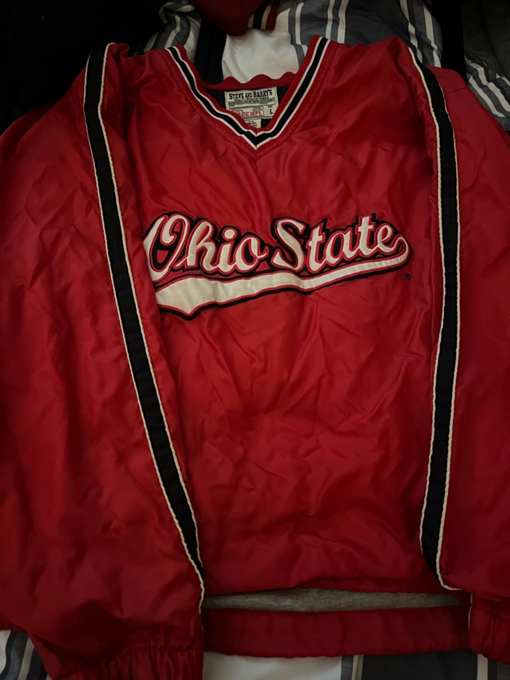 Ohio State Red Pullover Jacket